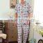 Manufacturers selling men's pajama pants cotton short sleeve cardigan lapel leisure household to take two pieces of cotton suits