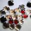 crystal glass Large beads rhinestones gems NON HOTFIX FLAT BACK Rhinestone