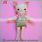 Handmade Cat Floral Sweet Kitty Plush ragdoll children stuffed toy cloth doll