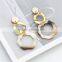 Beautiful Large Texture Swing Earrings Women Jewelry Acrylic New Personality Travel