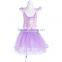 PD1655 blue dance dress 3-6 years old dress paradise princess bride costumes