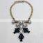 vintage white diamond short necklace,rhinestone crystal lady necklace,fashion necklace
