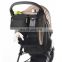 Universal Pram Stroller Organizer Bag Cup Holders Cellphone Holder with Zip-off Pouch