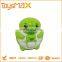 High quality green plastic water spraying baby bath toy organizer with window box