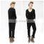 T-JP523 Long Sleeve V Neck Fleece Casual Women One Piece Jumpsuit Design