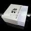 Luxury white retail glossy packaging box guangzhou