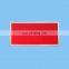 embossed logo permanent adhesive metal label
