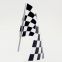 Factory Wholesale 3x5 Ft Black White Custom Checkered Race Hand Waving Flag
