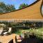 Water Resistant Polyester Sun Shade Sail Triangle UV Block Deck 3m Yellow
