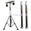 4.5m portable aluminum antenna pneumatic mast lightweight