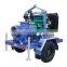 Large capacity diesel pump for agricultural irrigation