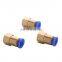 factory direct sale I type pneumatic component PCF8-02 PCF10-02 quick coupling