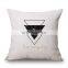 Cotton And Linen Decorative Pillow Cover Digital Printing