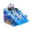 Outdoor PVC Inflatable Mobile Shark water slide park for kids and adult on sale