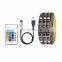 3M LED Light Black PCB DC 5V 5050 SMD RGB USB cable LED Strip light TV Backlight with remote control