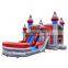 Dual Lane Wet Slides Kids Bouncy Castle Jumpers Inflatable Bounce House And Water Slide Combo