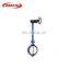 ductile cast iron long stem 110mm jis 5k butterfly valve