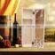 Rigid color simple packing wine box with lock, magnum wine box packaging