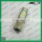 CE RoHS lens optical 12v dc 1156 5730 15smd LED light