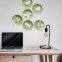 Creative Small Matte Frost White Bird Green Ceramic Plate For Food And Wall Decoration