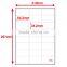 SINMARK Matte surface 64mm*34mm sticker paper printing paper