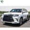 2021 LX570 Body Kit Sport Plus Kuro Style White& Black Edition lx Body Kit Grille Bumper Front