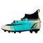 Hot Selling Mandarin Duck With Long Staple Artificial Grass High Top Football Shoes For Adults, Pupils And Children