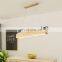 Modern Simple Natural Wood Strip Pendant Light for Decorate