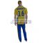 Custom dye sublimation team cricket jersey pattern design