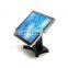 POS Terminal/System 15inch Flat Touch Screen (capacitive / resistive) Dual Display