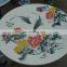 Hand painted ceramic garden table set, ceramic table and stool set