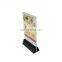 menu holder Acrylic flyer stand custom Clear A5 Acrylic sign Holder
