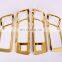 4pcs Golden Car Door Inner handle frame Trim Decoration For Land Rover Discovery Sport Car Accessories 2015 2016 2017