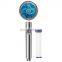 New 2022 High Pressure Spinning 360 Degrees Rotating Fan Hand Showerhead With Small Turbo Fan Water Spray abs Shower Head