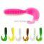 JOHNCOO Bait Small Soft Worm Fishing Lure Silicon Twister Tail Lure Soft Bait Lure