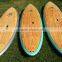 2016 water sports deck wooden paddle boards with eps foam core