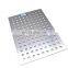 Customized colors hexagonal  holes  mesh perforated screen
