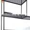 black powder coated expanded metal shelf mesh customized
