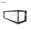 New Design AS2047 NFRC Standard Front Black Price Aluminium Alloy Profile Fixed Window