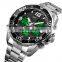 SKMEI new arrival 1649 best mens digital sport 3atm water resistant stainless steel strap luxury watch oem