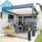 Outdoor waterproof deck patio cover electric louvered aluminium pergola for garden