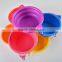 Silicone bowl travel dog bowl