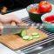 Over the Sink Silicone Wrapped Roll-Up Stainless Steel Dish Drying Rack Foldable Sink Dish Drainer for Kitchen