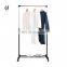 China Supply Large Bulk Metal Clothes Stand Double Hanging Rack