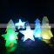 Christmas tree battery /event wedding outdoor portable Christmas holiday decoration PE plastic led tree star snow light