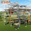 Outdoor Playground Equipment Rope Course Adventure Commercial High Rope Course For Ropes Courses Park