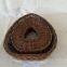 Heart Shaped Handwoven Wicker Storage Basket Flower Basket