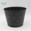 CUUC Embossed Christmas Tin Bucket Flower Pot for Home Decoration