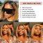 Short Ombre Honey Blonde Bob Wig With Baby Hair Dark Brown Straight Human Hair Wigs Lace Front 1b27 Brown Wigs For Black Women
