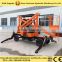 Factory Direct Towable Mounted Articulating Boom Lift / Trailer Mounted Articulating Boom Lift For Sale